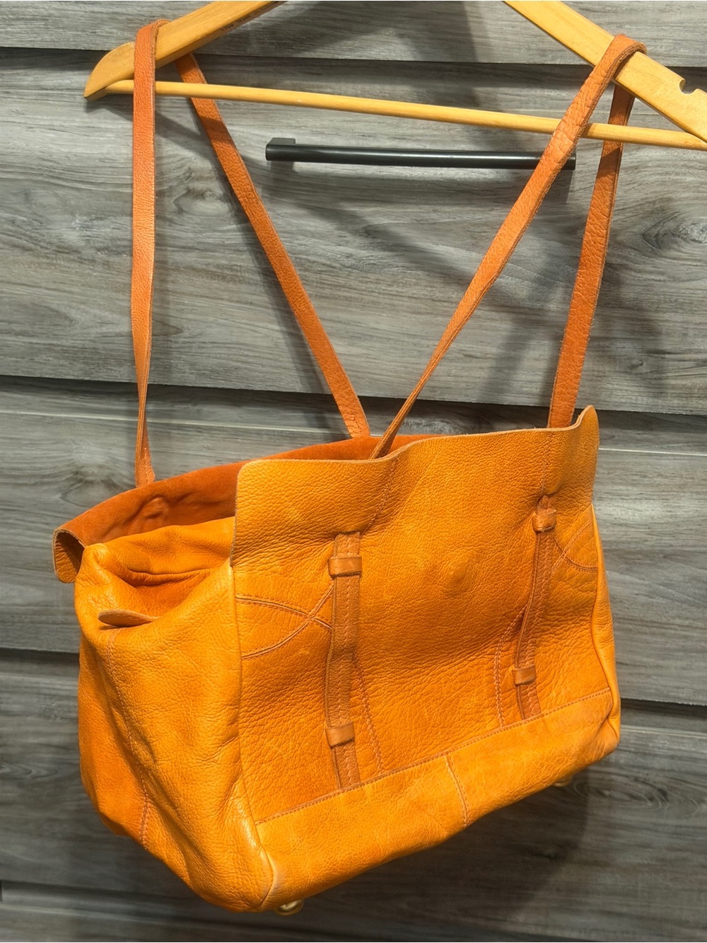 Holding Horses Leather Tote Bag | Butterscotch Cognac | Genuine Leather | Anthro